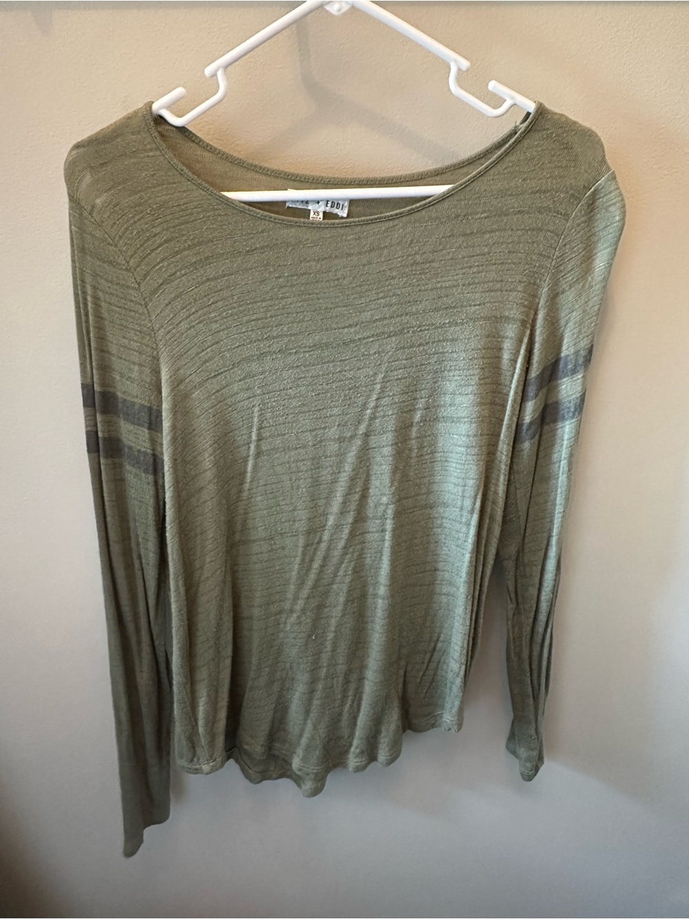 Fitz + Eddi Olive Green Long-Sleeve Top